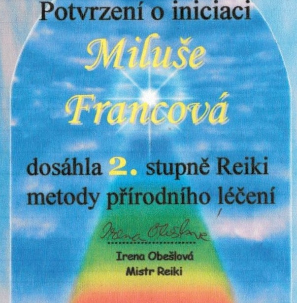 2 stupen Reiki