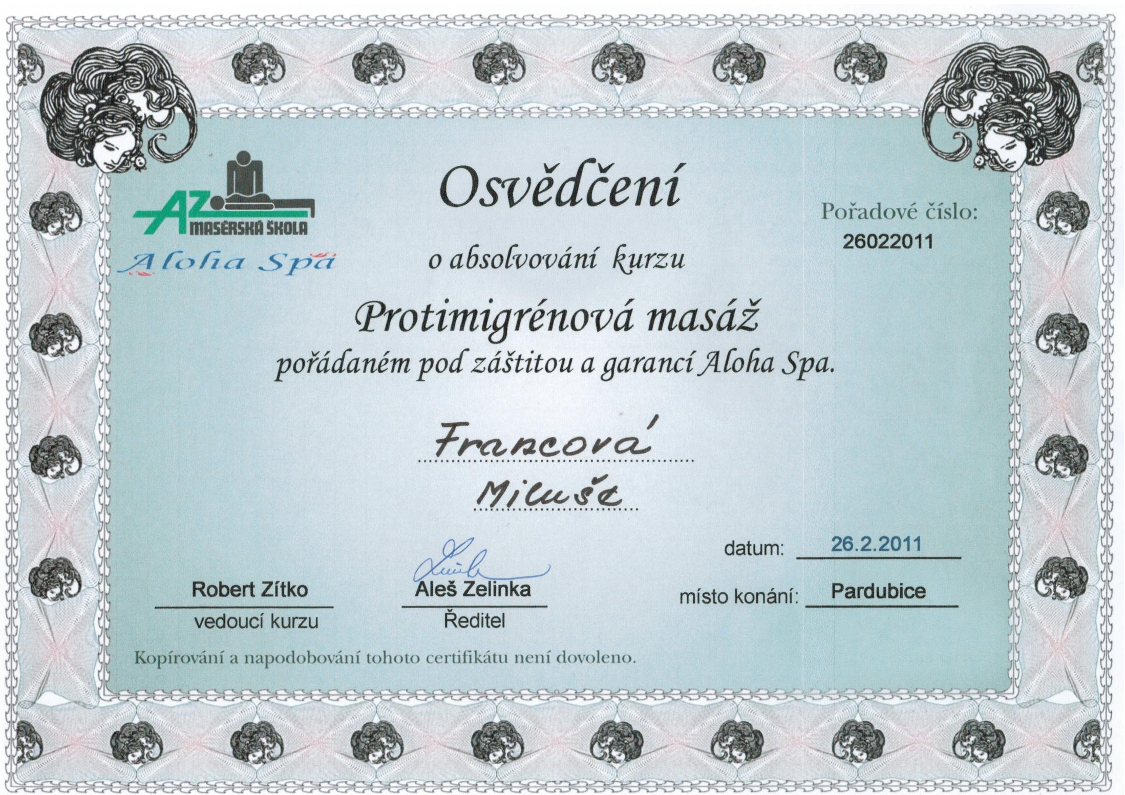 Protimigrenova masaz
